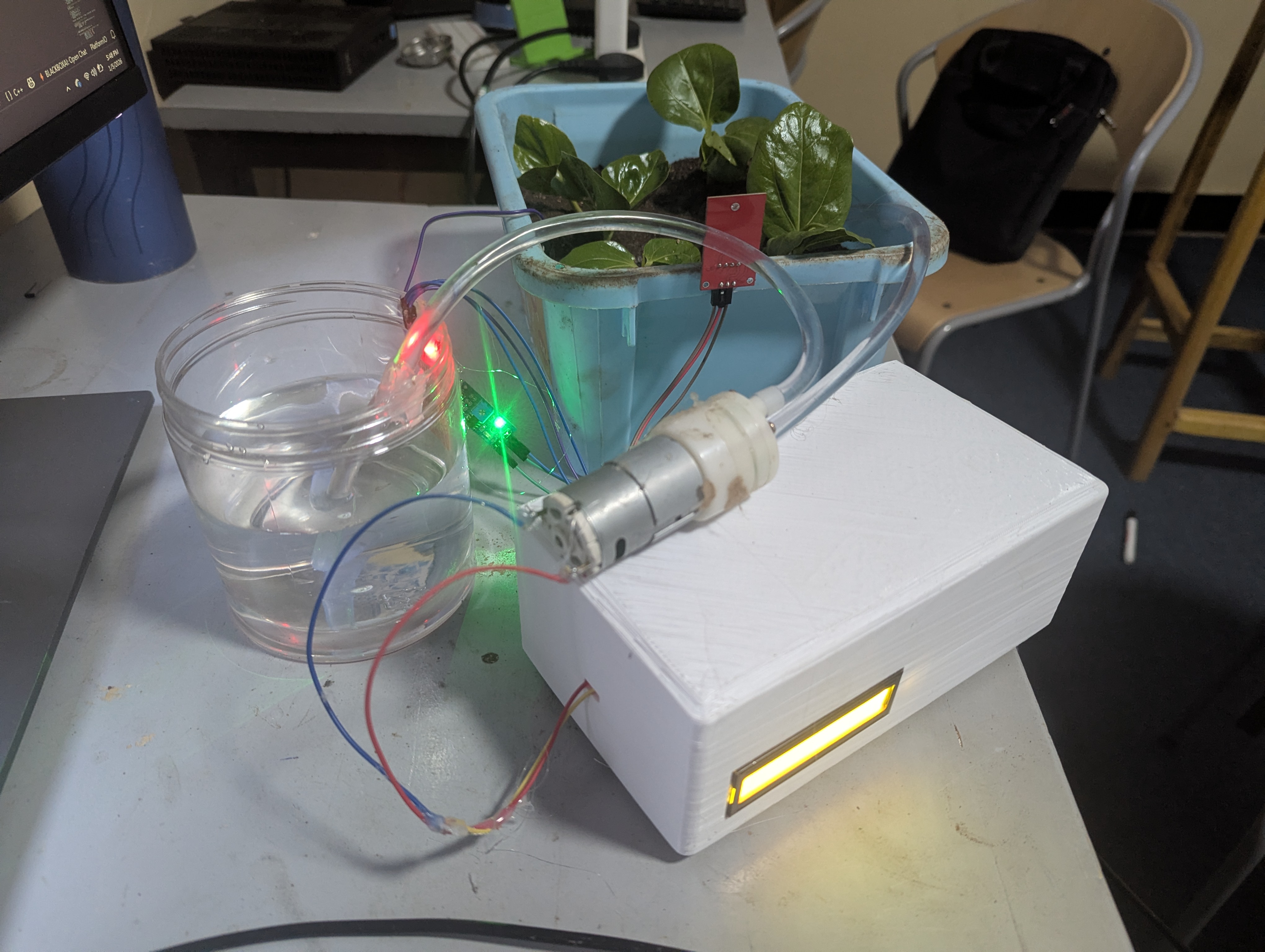 Msoka IoT Lab Smart irrigation system (top view)